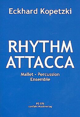 Eckhard Kopetzki Notenblätter Rhythm Attacca for mallet percussion ensemble