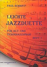 Paul Schmitt Notenblätter Leichte Jazzduette Band 1