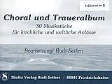 Notenblätter Choral- und Traueralbum