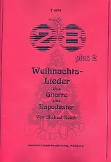  Notenblätter Weihnachtslieder für Gesang und Gitarre