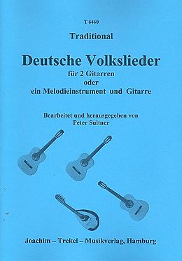  Notenblätter Deutsche Volksliederfür 2 Gitarren
