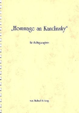 Michael H. Lang Notenblätter Hommage an Kandinsky für 3 Schlagzeuge
