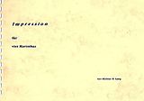 Michael H. Lang Notenblätter Impression für 4 Marimbaphone
