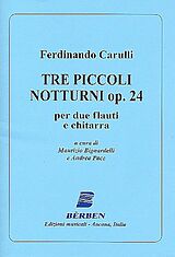 Ferdinando Carulli Notenblätter 3 piccoli Notturni op.24 für