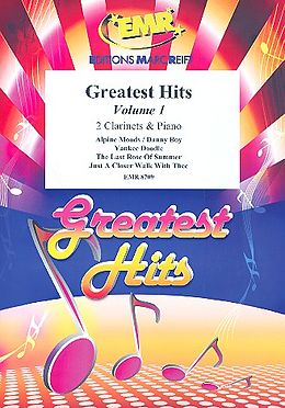  Notenblätter Greatest Hits vol.1for 2 clarinets