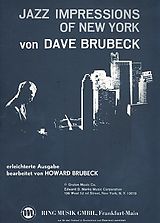 Dave Brubeck Notenblätter Jazz Impressions of New York