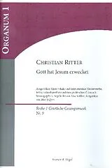 Christian Ritter Notenblätter Gott hat Christum erwecket für Soli