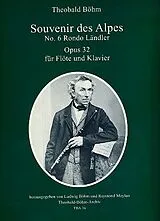 Theobald Boehm Notenblätter Souvenir des Alpes no.6 op.32