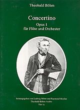 Theobald Boehm Notenblätter Concertino op.1