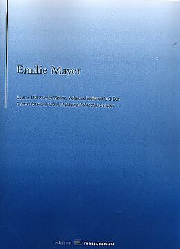 Emilie Mayer Notenblätter Quartett G-Dur
