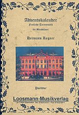 Hermann Regner Notenblätter Adventskalender für 4 Blechbläser