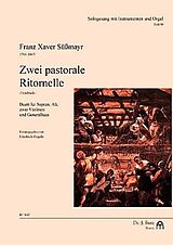 Franz Xaver Süssmayr Notenblätter 2 pastorale Ritornelle