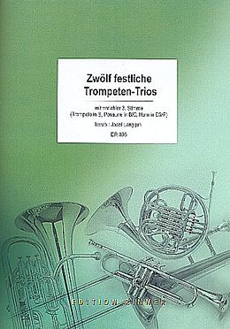  Notenblätter 12 festliche Trompeten-Trios