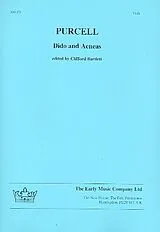 Henry Purcell Notenblätter Dido and Aeneas