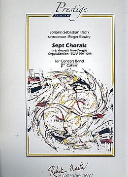Johann Sebastian Bach Notenblätter 7 Chorals vol.2 for concert band