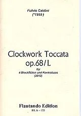 Fulvio Caldini Notenblätter Clockwork Toccata op.68L für