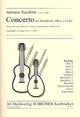 Antonio Maria Gaspar Sacchini Notenblätter As75211-04 Konzert für 2 Oboen, 2 Hörner
