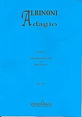 Tomaso Albinoni Notenblätter Adagio