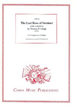 Thomas Paul Chipp Notenblätter The Last Rose of Summer with