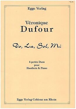 Véronique Dufour Notenblätter Do la Sol Mi
