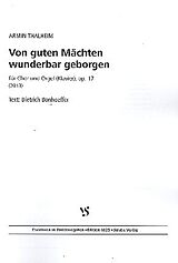 Armin Thalheim Notenblätter Von guten Mächten wunderbar geborgen op.17