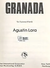 Agustin Lara Notenblätter Granada