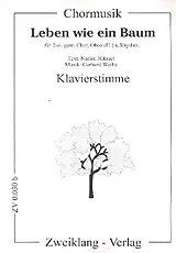 Gerhard Weihe Notenblätter Leben wie ein Baum für gem