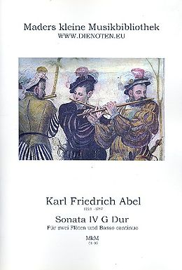 Karl Friedrich Abel Notenblätter Sonate G-Dur Nr.4