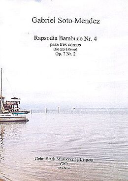 Gabriel Soto Mendez Notenblätter Rapsodia bambuco Nr.4 op.7,2