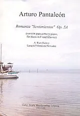 Arturo Pantaleón Notenblätter Romanza Sentimientos op.5a