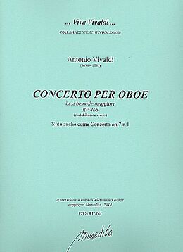 Antonio Vivaldi Notenblätter Konzert B-Dur RV465