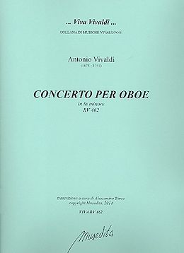 Antonio Vivaldi Notenblätter Konzert a-Moll RV462