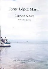Jorge López Marín Notenblätter Cuarteto de Sax