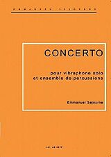Emmanuel Séjourné Notenblätter Concerto