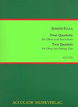 Joseph Fiala Notenblätter 2 Quartette