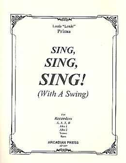 Louis Prima Notenblätter Sing sing sing (With a Swing)