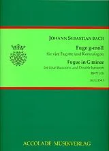 Johann Sebastian Bach Notenblätter Fuge g-Moll BWV578