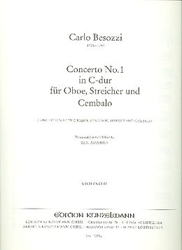 Carlo Besozzi Notenblätter Konzert C-Dur Nr.1