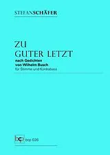 Stefan Schäfer Notenblätter Zu guter Letzt