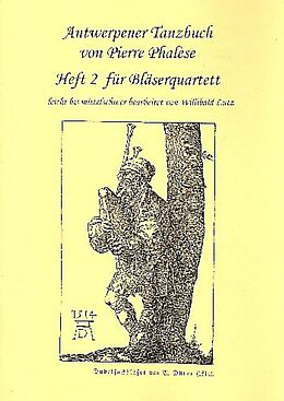  Notenblätter Antwerpener Tanzbuch von Pierre Phalèse Band 2