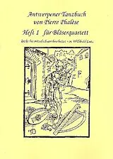  Notenblätter Antwerpener Tanzbuch von Pierre Phalèse Band 1