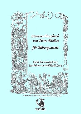  Notenblätter Löwener Tanzbuch von Pierre Phalèse