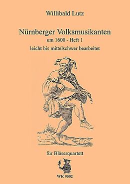  Notenblätter Nürnberger Volksmusikanten um 1600 Band 1