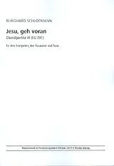 Burghard Schloemann Notenblätter Choralpartita Nr.9 über Jesu geh voran