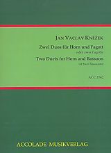 Jan Václav Knezek Notenblätter 2 Duos