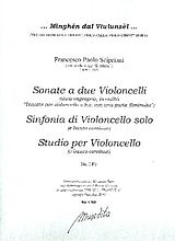 Francesco (Supriano) Scipriani Notenblätter Sonate, Sinfonia e Studio