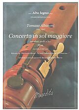 Tomaso Albinoni Notenblätter Concerto in sol maggiore Mi19