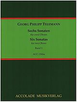 Georg Philipp Telemann Notenblätter 6 Sonaten TWV40-101-106 Band 1 (Nrs.1-3)