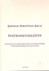 Johann Sebastian Bach Notenblätter 4 Instrumentalsätze
