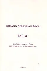 Johann Sebastian Bach Notenblätter Largo BWV1043